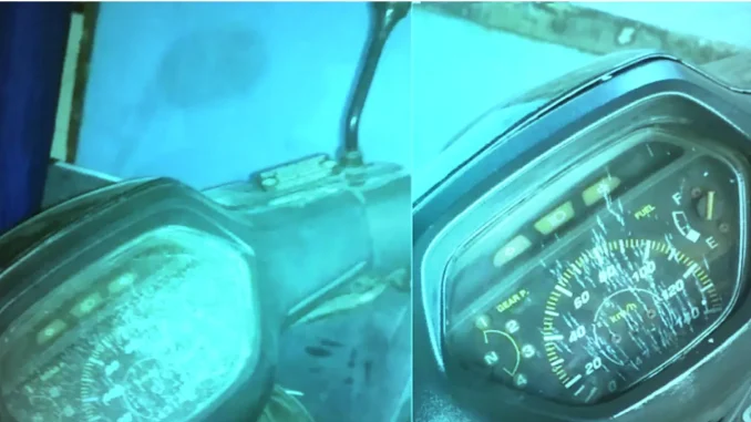 Kaca speedometer motor buram akibat paparan sinar matahari
