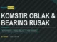 Tanda komstir oblak dan bearing roda rusak pada motor